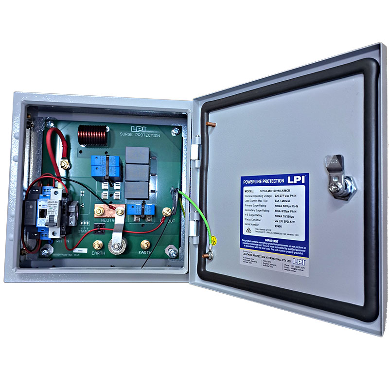 SF163-480-100+50-AIMCB ,Tủ cắt lọc sét 1 pha 63A