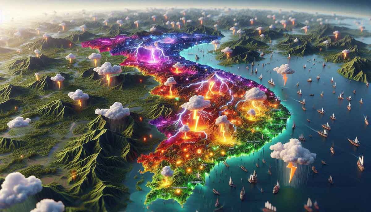 Bản Đồ Sét Online -Cập Nhật Bản Đồ Sét Thời Gian Thực Toàn Quốc ,bản đồ sét Việt Nam, xem sét online, tránh sét hiệu quả,