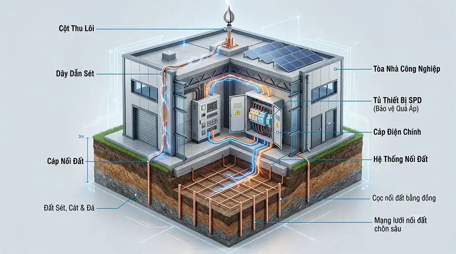 Cách Chọn Thiết Bị Chống Sét Phù Hợp Công Trình